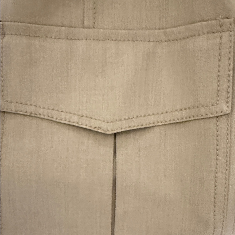 Calvin Klein Tan Belted Lined Trench Coat - Picture 4 of 9